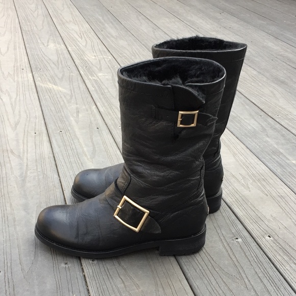 Jimmy Choo  Biker  Boots - Picture 2 of 8